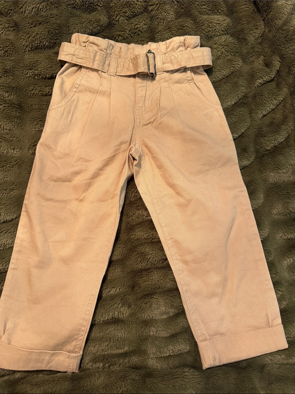 Polo by Ralph Lauren Kids Tan Paperbag Waist Chinos